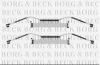 BORG & BECK BBK1280 Accessory Kit, disc brake pads
